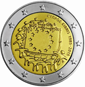 30th Αnniversary of the European Union flag - B.U coin in a capsule
